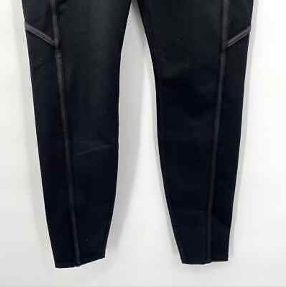 Good American Corset Seamed black leggings sz 2 medium WP28 - Picture 5 of 6